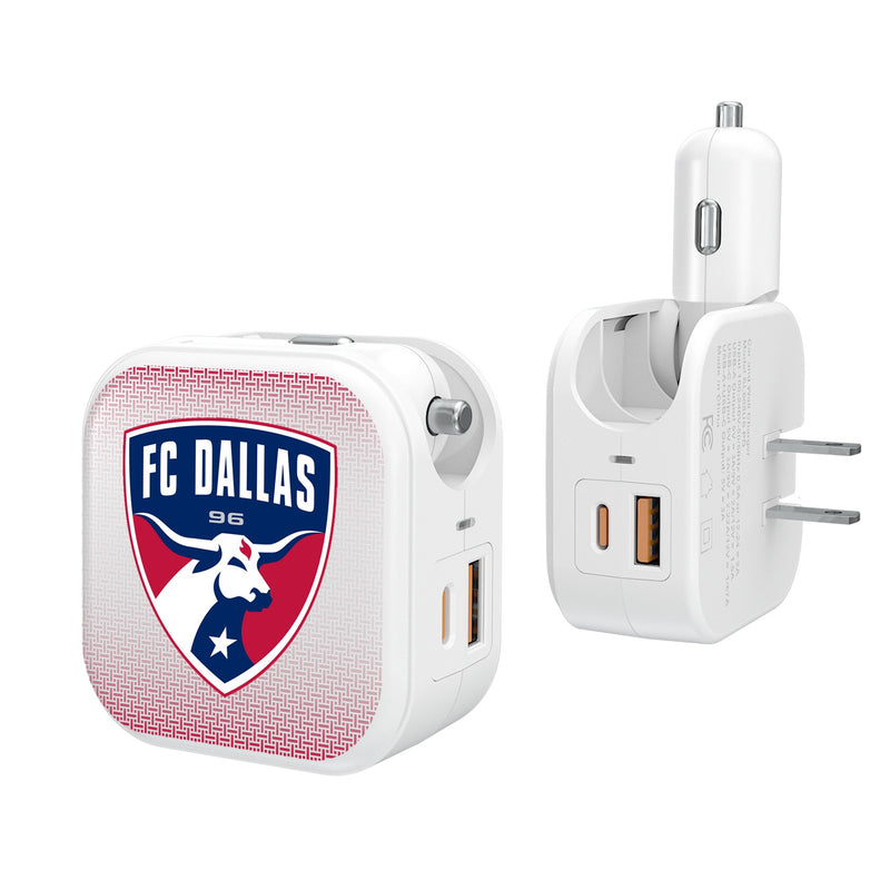 FC Dallas  Linen 2 in 1 USB Charger