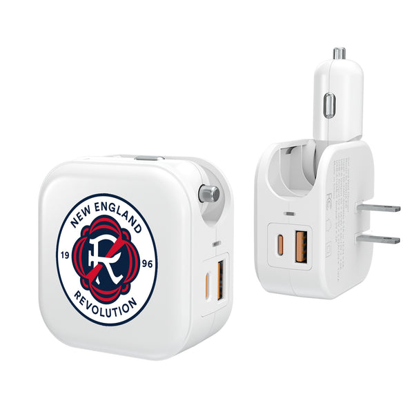 New England Revolution  Insignia 2 in 1 USB Charger