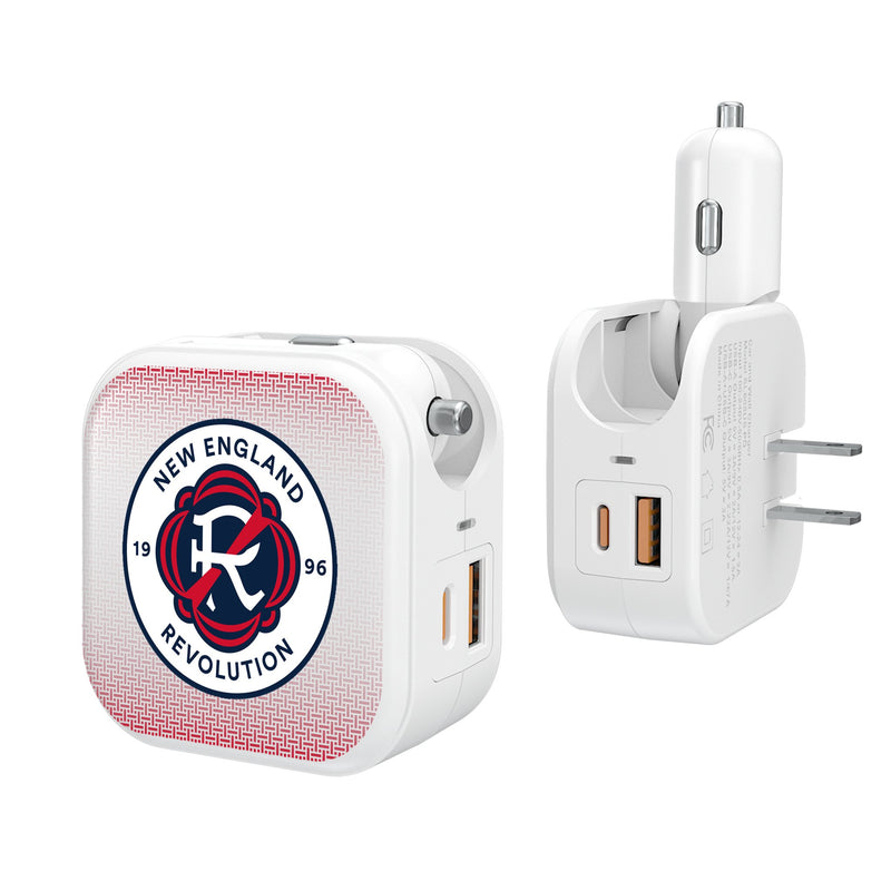 New England Revolution  Linen 2 in 1 USB Charger