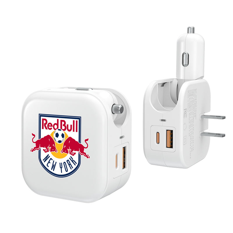 New York Red Bulls  Insignia 2 in 1 USB Charger