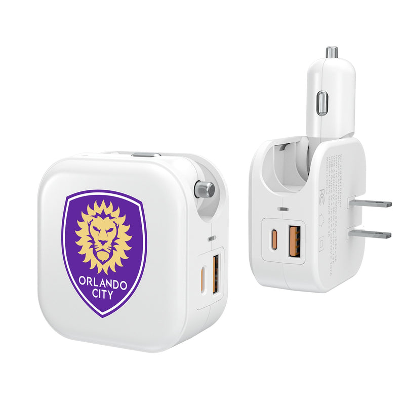 Orlando City Soccer Club  Insignia 2 in 1 USB Charger