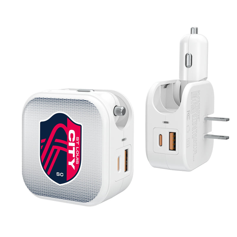 St. Louis CITY SC  Linen 2 in 1 USB Charger