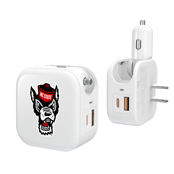 North Carolina State University Wolfpack Insignia 2 in 1 USB Charger