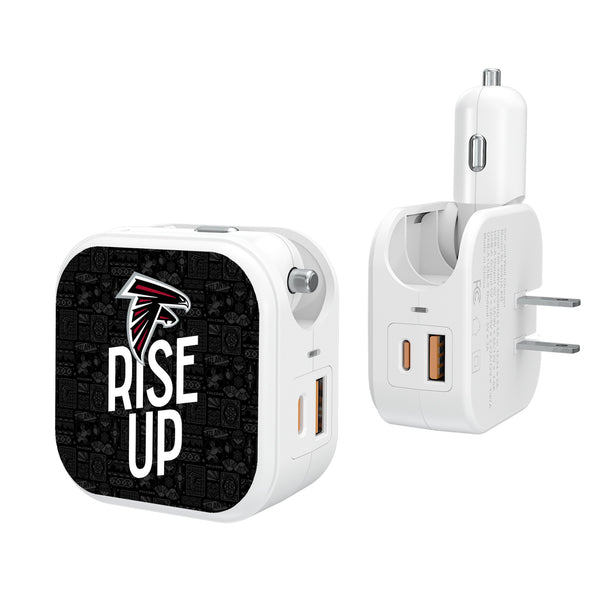 Atlanta Falcons 2024 Illustrated Limited Edition 2 in 1 USB Charger