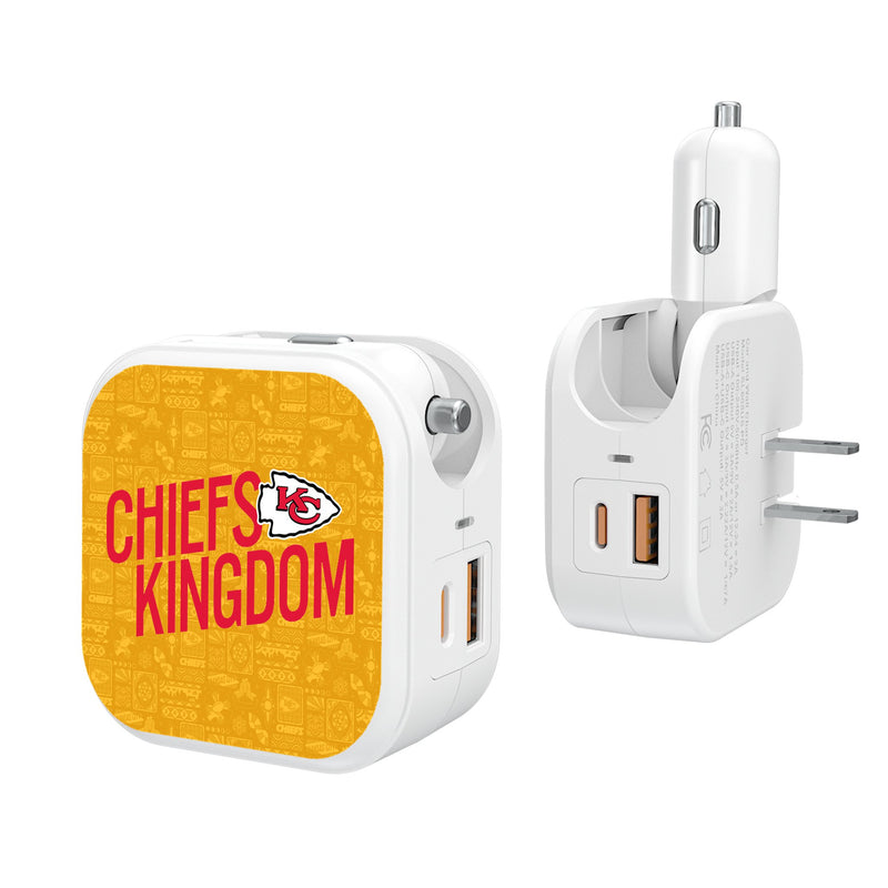 Kansas City Chiefs 2024 Illustrated Limited Edition 2 in 1 USB Charger