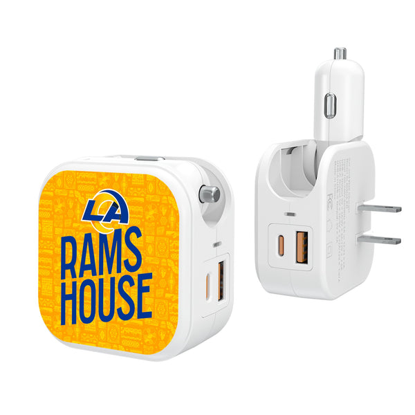 Los Angeles Rams 2024 Illustrated Limited Edition 2 in 1 USB Charger