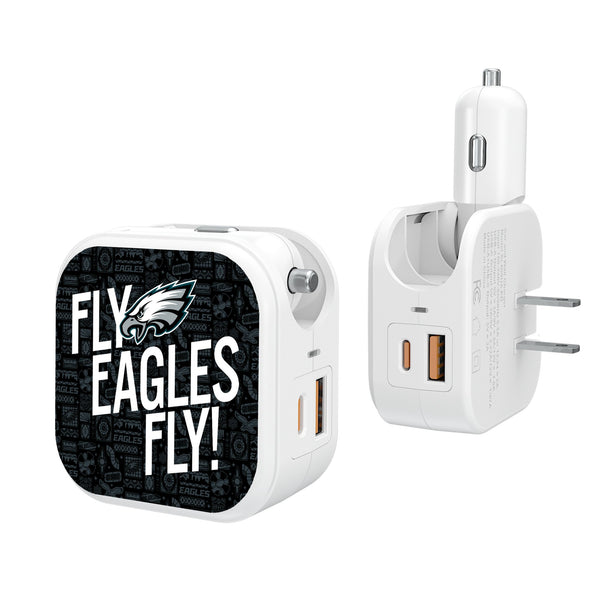 Philadelphia Eagles 2024 Illustrated Limited Edition 2 in 1 USB Charger