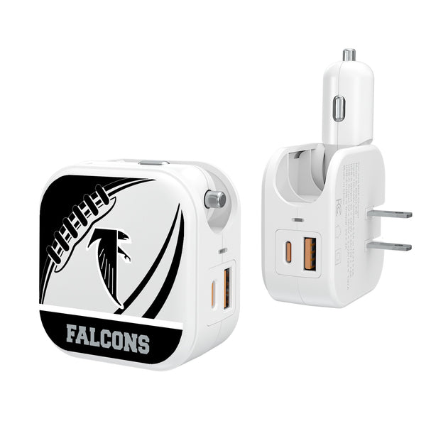 Atlanta Falcons Classic  Passtime 2 in 1 USB Charger