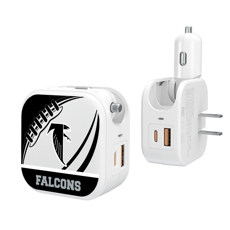 Atlanta Falcons Classic  Passtime 2 in 1 USB Charger