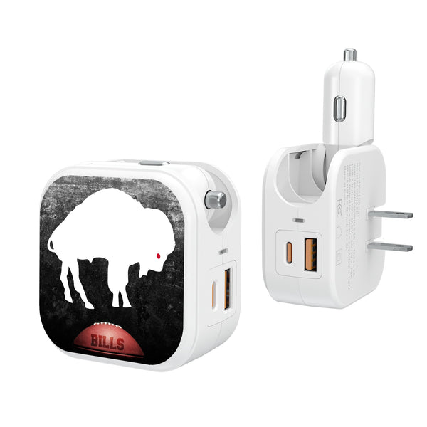 Buffalo Bills Historic Collection Legendary 2 in 1 USB Charger