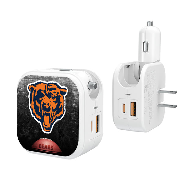 Chicago Bears 1946 Historic Collection Legendary 2 in 1 USB Charger