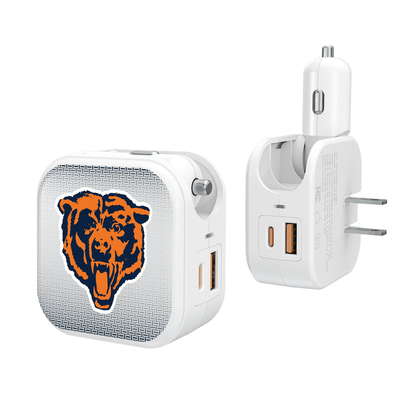 Chicago Bears 1946 Historic Collection Linen 2 in 1 USB Charger