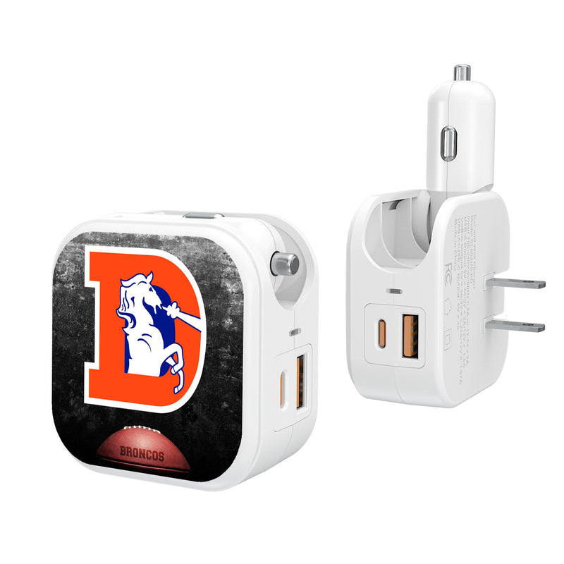 Denver Broncos 1993-1996 Historic Collection Legendary 2 in 1 USB Charger