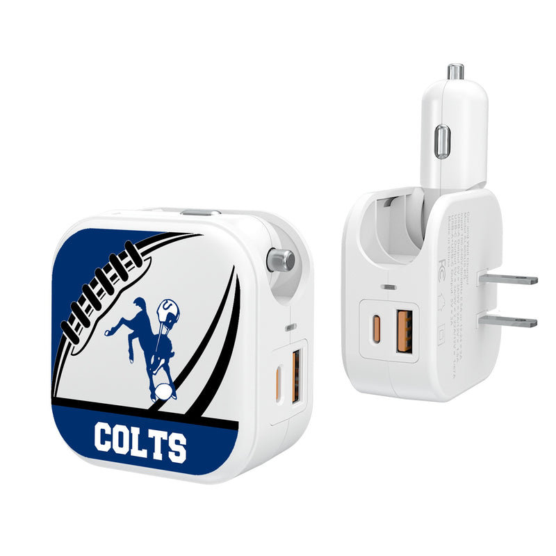 Baltimore Colts 1946 Historic Collection Passtime 2 in 1 USB Charger