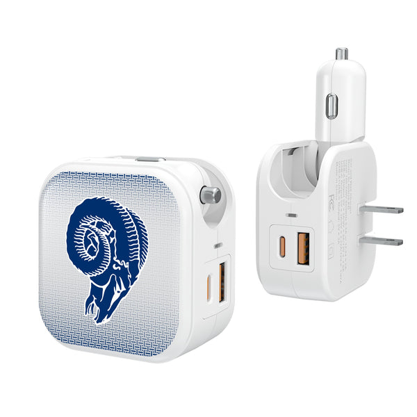 Los Angeles Rams Historic Collection Linen 2 in 1 USB Charger