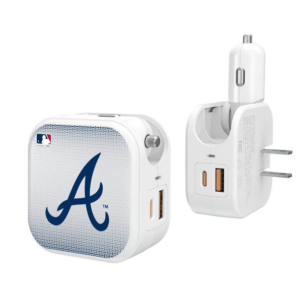 Atlanta Braves Linen 2 in 1 USB Charger