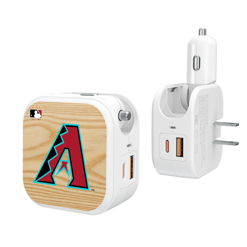 Arizona Diamondbacks Baseball Bat 2 in 1 USB Charger