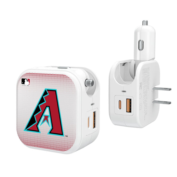 Arizona Diamondbacks Linen 2 in 1 USB Charger