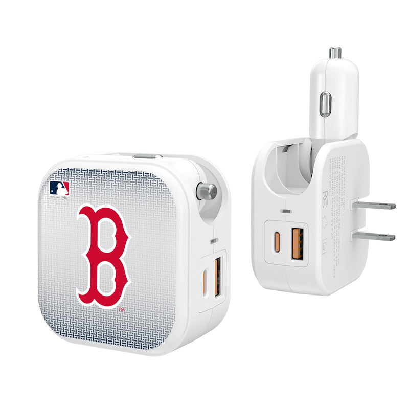 Boston Red Sox Linen 2 in 1 USB Charger