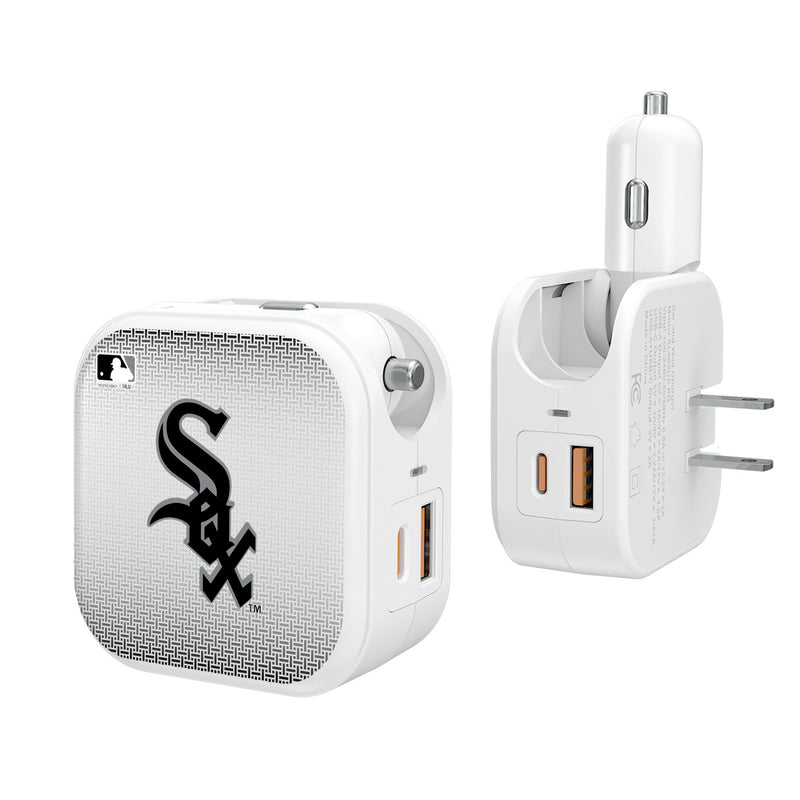 Chicago White Sox Linen 2 in 1 USB Charger