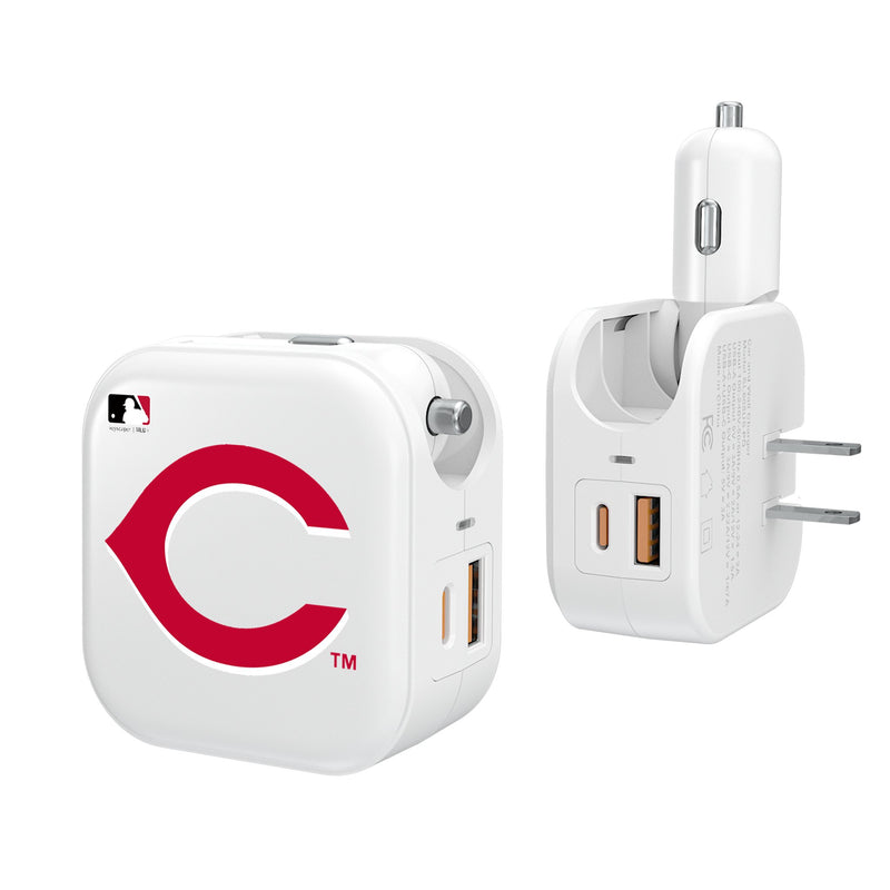 Cincinnati Reds Insignia 2 in 1 USB Charger