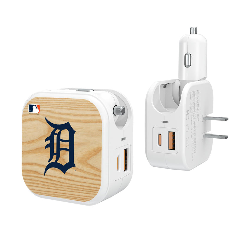 Detroit Tigers Baseball Bat 2 in 1 USB Charger