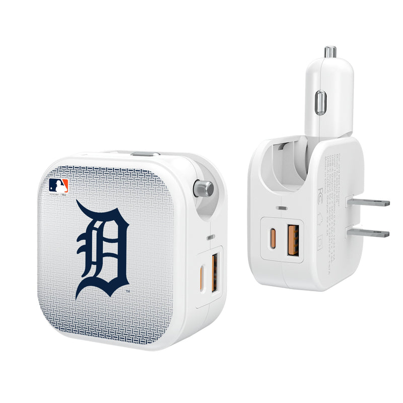 Detroit Tigers Linen 2 in 1 USB Charger