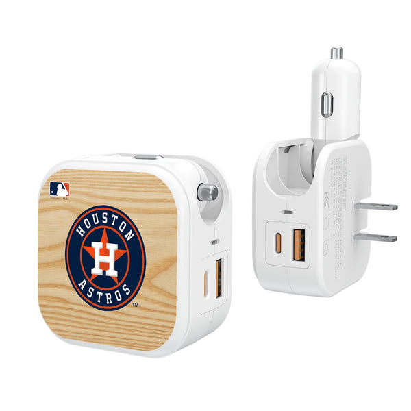 Houston Astros Baseball Bat 2 in 1 USB Charger