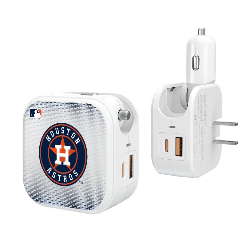 Houston Astros Linen 2 in 1 USB Charger