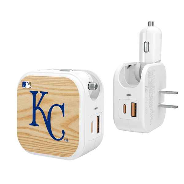 Kansas City Royals Baseball Bat 2 in 1 USB Charger