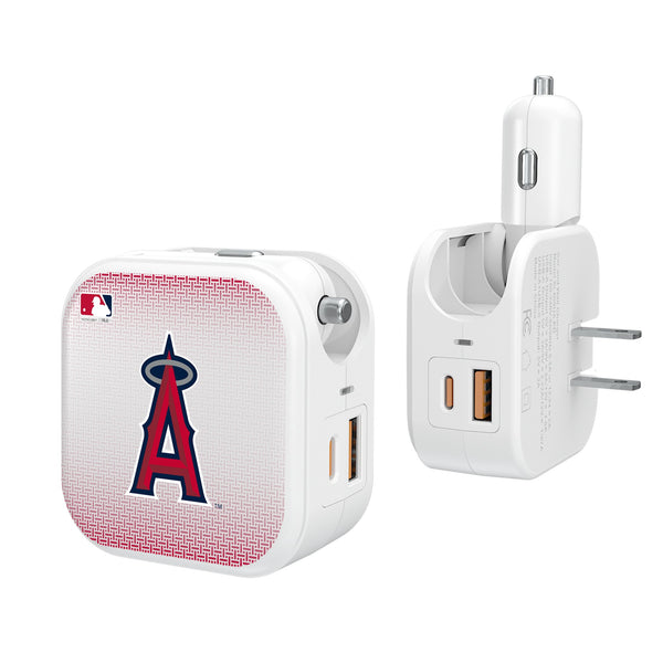 Los Angeles Angels Linen 2 in 1 USB Charger