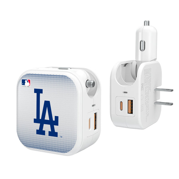 LA Dodgers Linen 2 in 1 USB Charger