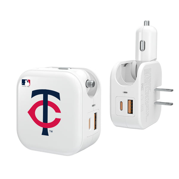 Minnesota Twins Insignia 2 in 1 USB Charger