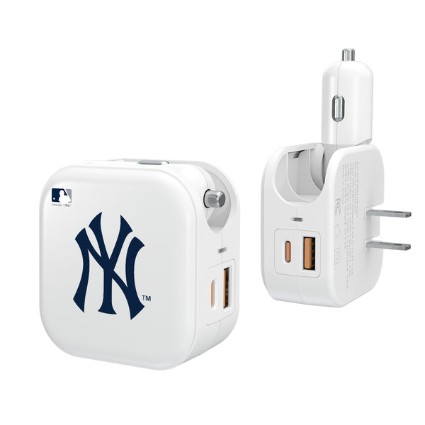 New York Yankees Insignia 2 in 1 USB Charger