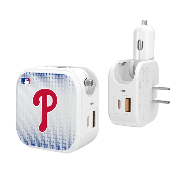 Philadelphia Phillies Linen 2 in 1 USB Charger