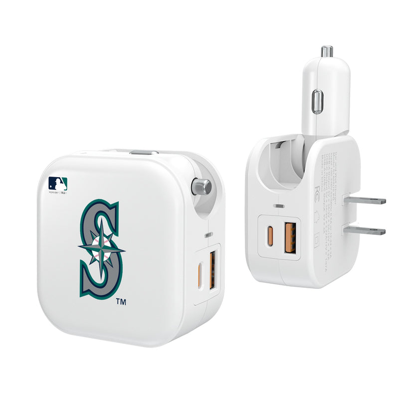 Seattle Mariners Insignia 2 in 1 USB Charger