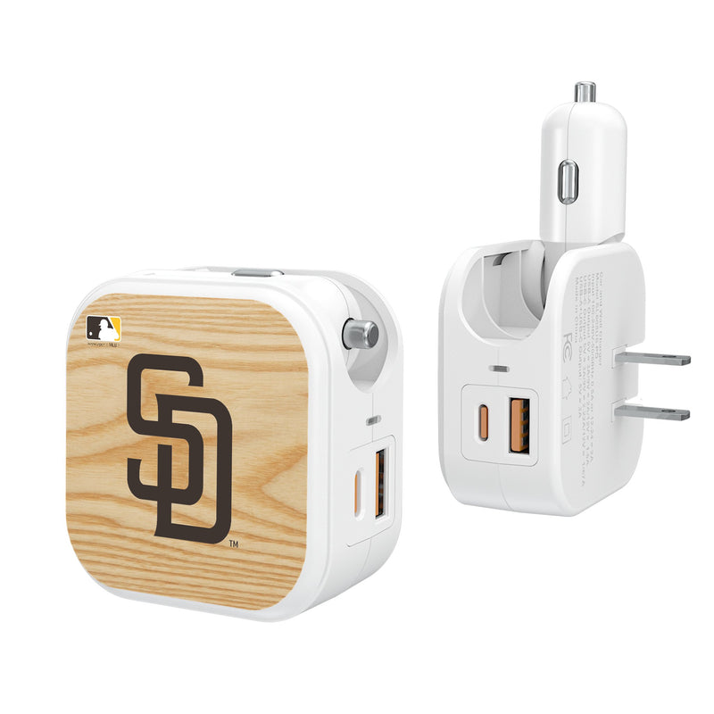 San Diego Padres Baseball Bat 2 in 1 USB Charger