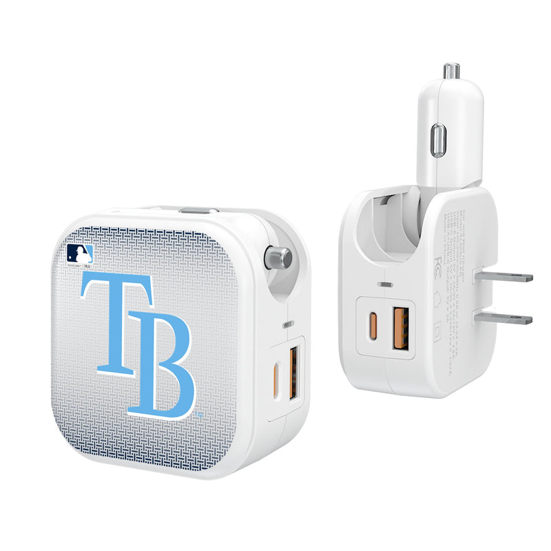 Tampa Bay Rays Linen 2 in 1 USB Charger