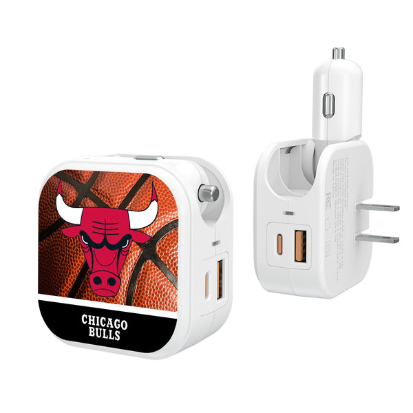 Chicago Bulls Basketball 2 in 1 USB Charger