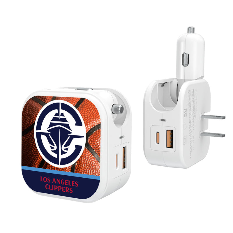 Los Angeles Clippers Basketball 2 in 1 USB Charger