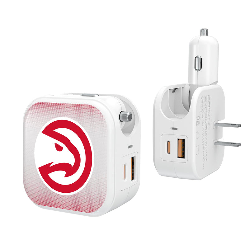 Atlanta Hawks Linen 2 in 1 USB Charger