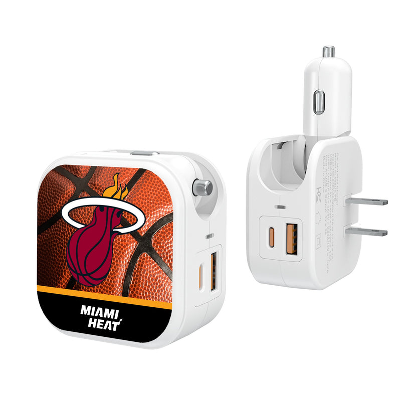 Miami Heat Basketball 2 in 1 USB Charger