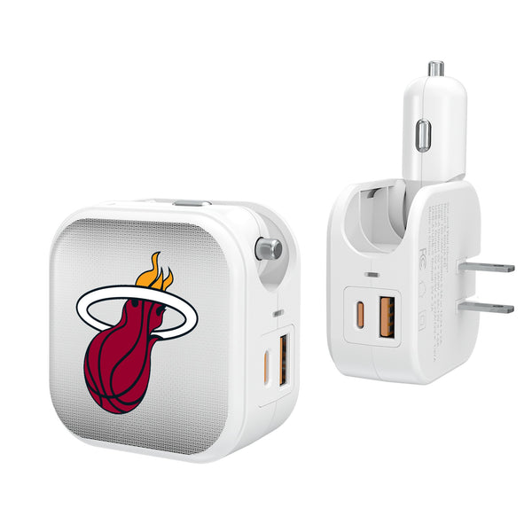 Miami Heat Linen 2 in 1 USB Charger