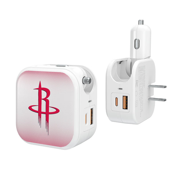 Houston Rockets Linen 2 in 1 USB Charger