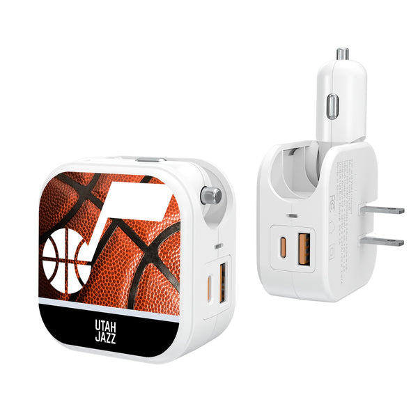 Utah Jazz Basketball 2 in 1 USB Charger