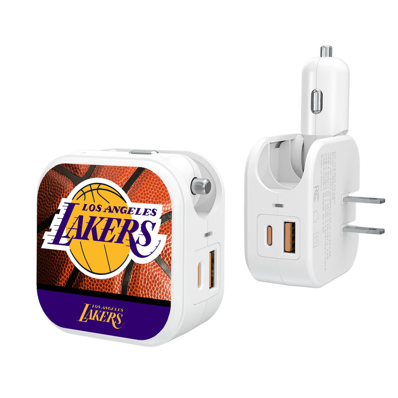 Los Angeles Lakers Basketball 2 in 1 USB Charger