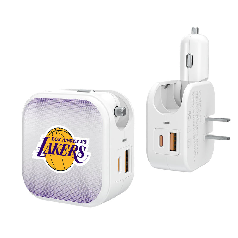 Los Angeles Lakers Linen 2 in 1 USB Charger