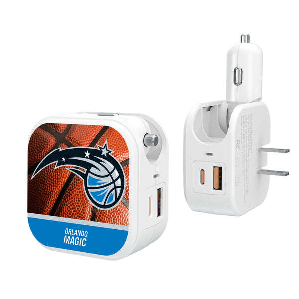 Orlando Magic Basketball 2 in 1 USB Charger