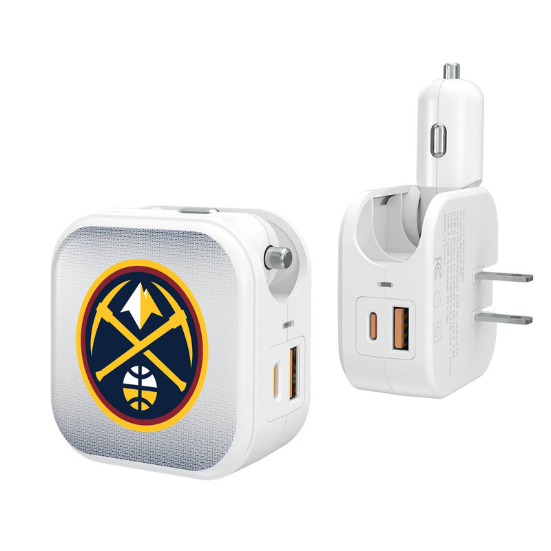 Denver Nuggets Linen 2 in 1 USB Charger