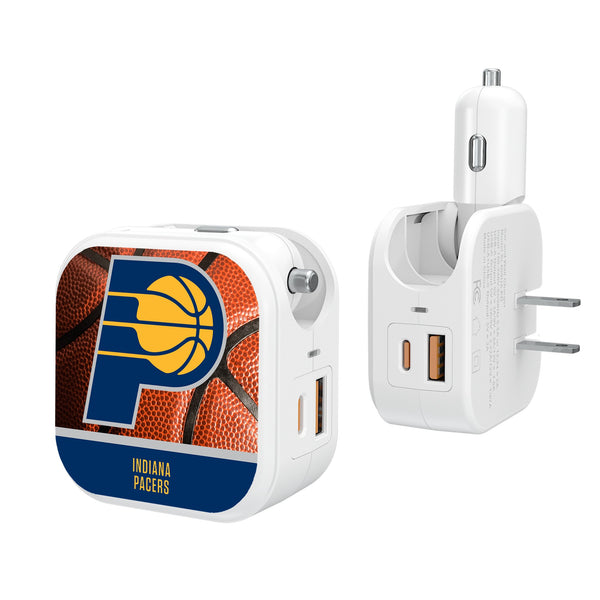 Indiana Pacers Basketball 2 in 1 USB Charger